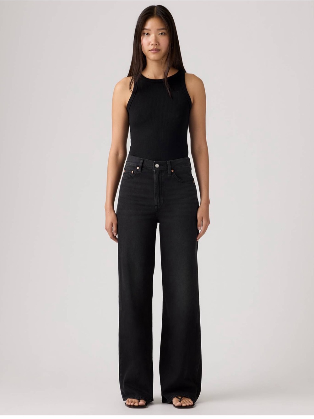 Levi’s Ribcage Wideleg Jeans - Black